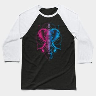 Elephant Geometry Baseball T-Shirt